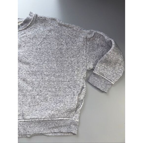 Madewell MWL heather gray crew neck sweatshirt women’s size S pockets - Picture 7 of 9